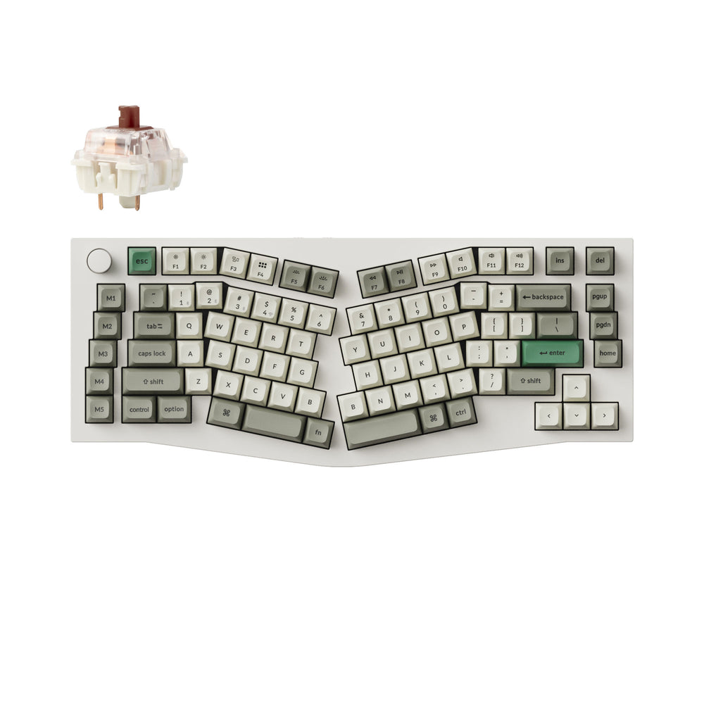 Keychron Q10 Max (Alice Layout) QMK/VIA Wireless Custom Mechanical Keyboard (US ANSI Layout)