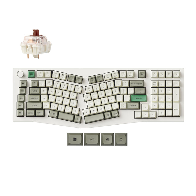 Keychron Q13 Max (Alice Layout) QMK Wireless Custom Mechanical Keyboard (US ANSI Layout)