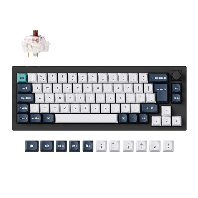 Keychron Q2 Max QMK/VIA Wireless Custom Mechanical Keyboard ISO Layout Collection