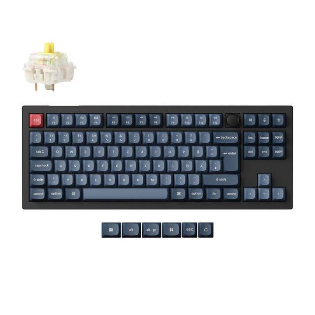 Keychron V3 Max QMK Wireless Custom Mechanical Keyboard ISO Layout Collection