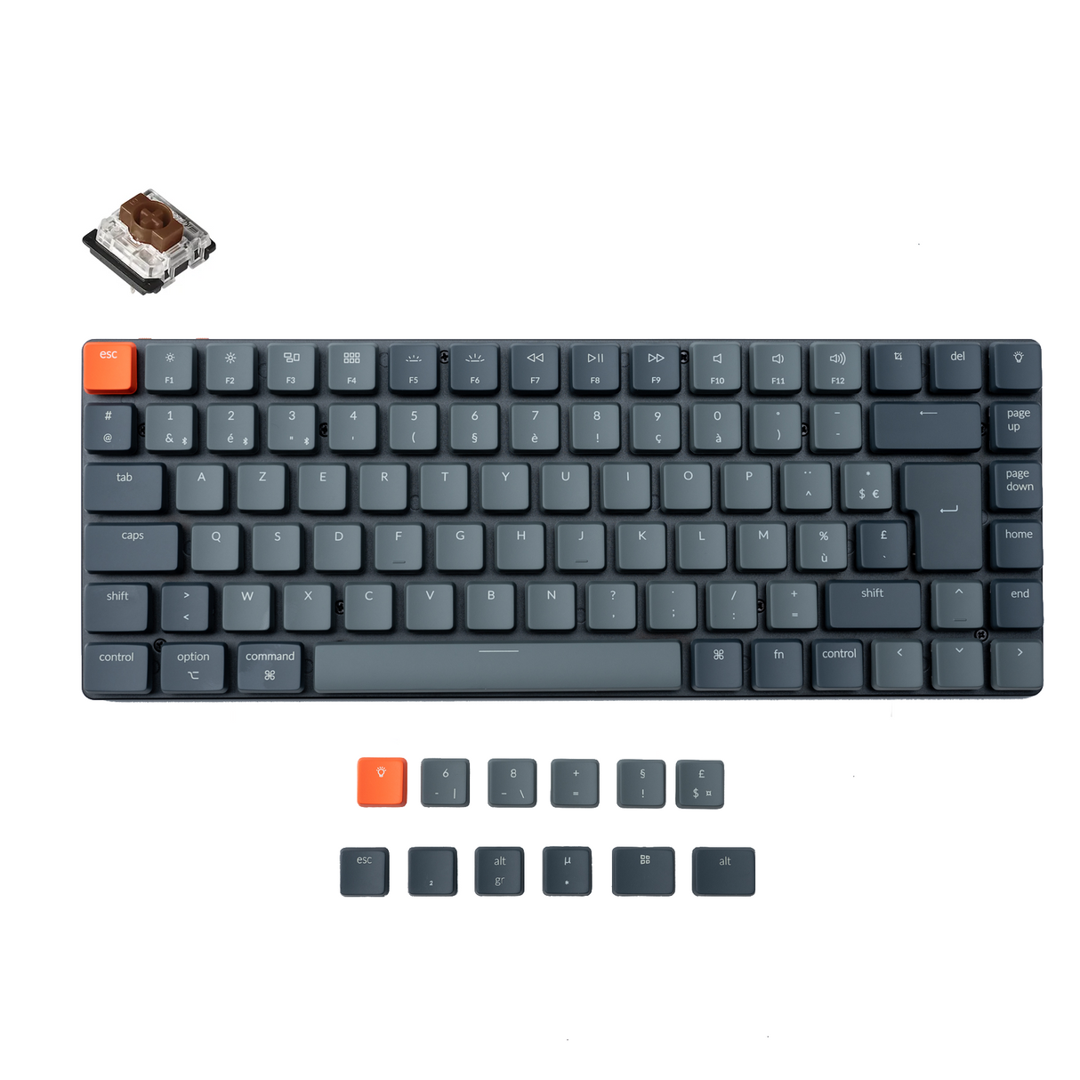 Keychron K3 Ultra-slim Wireless Mechanical Keyboard FR-ISO Layout