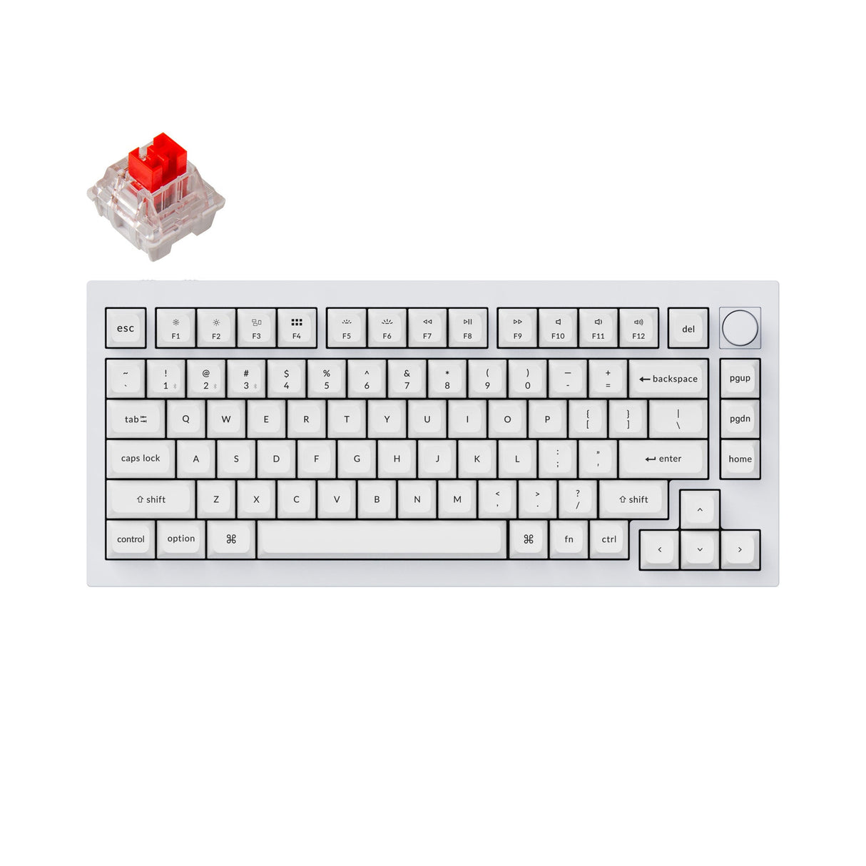 Keychron Q1 Pro QMK/VIA Wireless Custom Mechanical Keyboard (US ANSI Layout)