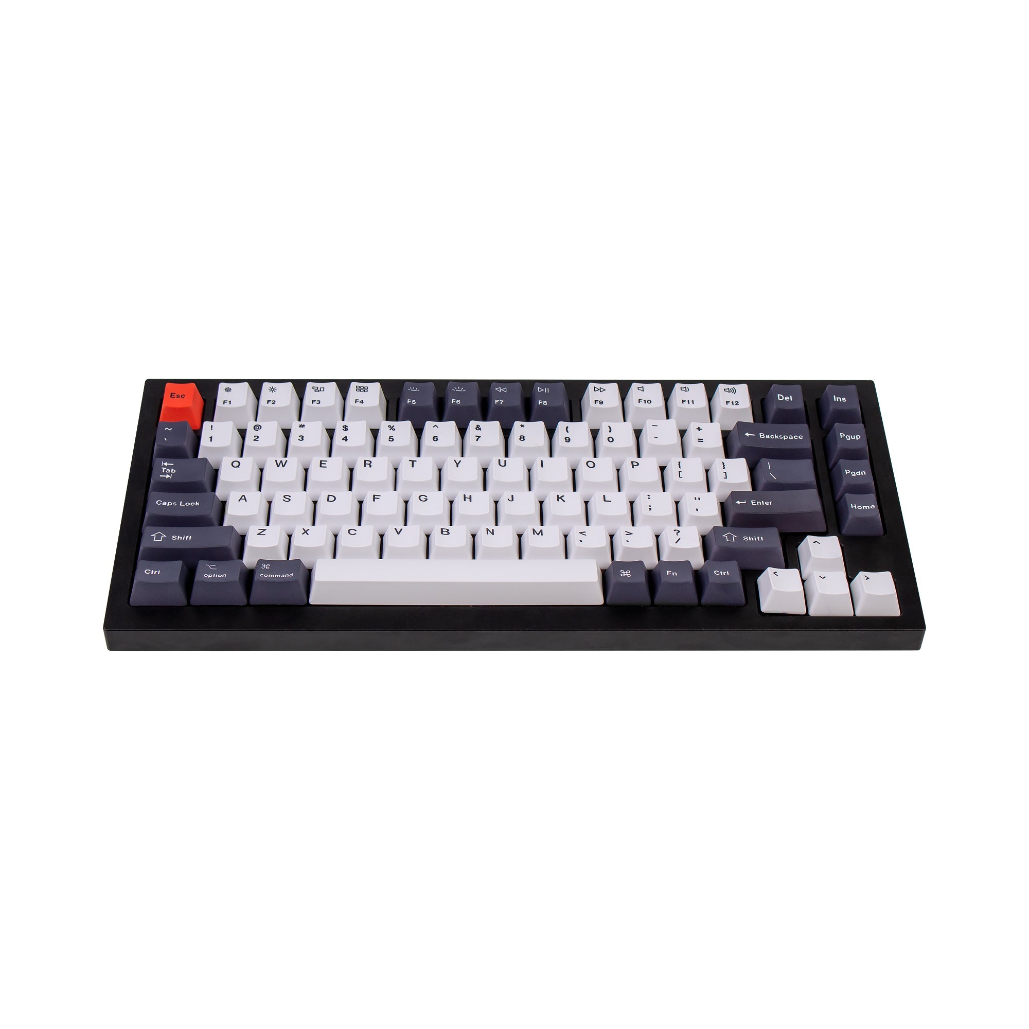 OEM Dye-Sub PBT Keycap Set - Blåsvart Vit